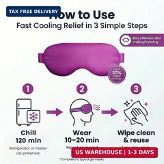 Cooling Eye Mask for Puffy Eyes: Fsa Eligible ltems Hsa, Migraines Headache Fast