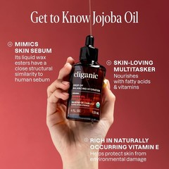 Handcraft USDA Organic Jojoba Oil 8 fl. oz – 100% Pure & Natural for Skin, Face,