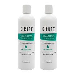 Shampoo Hypoallergenic Volumizing Sensitive Skin 12 Fl Oz Pack Cleure Fragrance