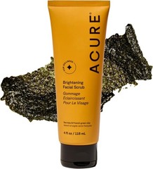 Acure Brightening Facial Scrub – Exfoliating 4 Fl Oz (Pack of 1),