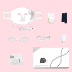 LED Facial Light Therapy Mask – Silicone Face Mask with 630nm & 830nm Light