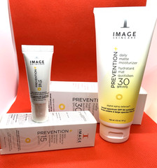 I IMAGE PREVENTION+ Daily Matte Moisturizer 3.2oz & Lip Enhancer .25g SPF 30/15