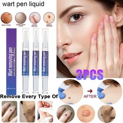 3X Painless Wart Remover Pen Eliminate Skin Tag Foot Corn Mole Warts Restoration
