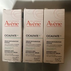 3X Avène Cicalfate+ Intensive Skin Restorative Serum Minis 10ml/0.3oz Each