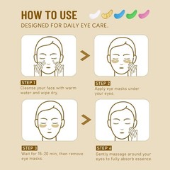 Yeokoe Under Eye Patches for Dark Circles,Eye Mask for Puffy Eyes With Collagen,