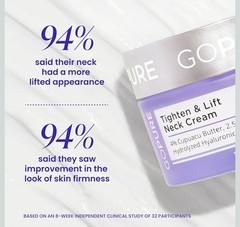 GoPure Tighten & Lift Neck Cream, 1.7 oz Go Pure Beauty Ex: 12/28 100% AUTHENTIC