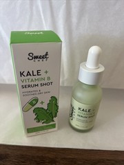 Sweet Chef Kale Vitamin B Serum Shot Hydrates Soothes Dry Skin 1 Oz 30 ML New