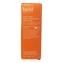 belif Super Drops Niacinamide Vitamin C Golden Glow Serum, 1.69oz / NEW A1