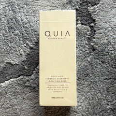QuiA Hydrating Brightening Overnight Face Mask Kojic Acid Turmeric 2.53 fl oz