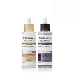 [Dr.Melaxin Official] Peel Shot Glow Rice Ampoule Duo – Serums for Brightening,