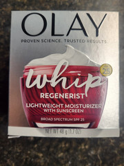 Olay Regenerist Whip Lightweight Moisturizer Broad Spectrum SPF 25 48g