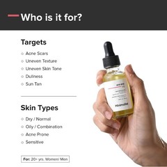 Minimalist 10% AHA BHA Face Serum 30ml Glycolic Lactic & Salicylic Acid
