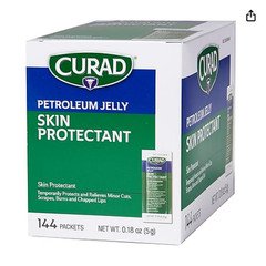 CURAD Petroleum Jelly Skin Protectant, Healing Ointment for Dry Cracked Skin, 14