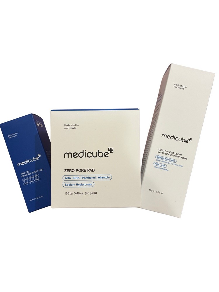 Medicube Bundle Zero Pore. 3 Regular Products New In Box