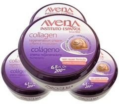 AVENA Instituto Español COLLAGEN Moisturizing Cream Body Skin Lotion 6.8oz-4Pack