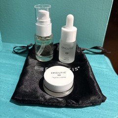 Epicutis 3 Piece Travel Set: Oil Cleanser, Lipid Serum, Hyvia Cream