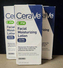 Cerave PM Facial Moisturizing Lotion 2 oz Each 3 Pack