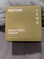 PrettySkin Snail Multi Cream Toner Emulsion Serum Anti-Aging 3.38oz Exp 01/2029
