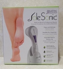 1 × SATIN SMOOTH • Sole Sonic • Pedicure brush for professional Results