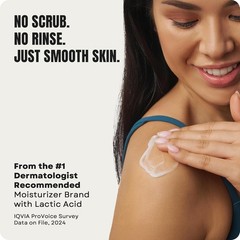 AmLactin Daily Nourish Therapeutic Body Lotion for Dry Skin – No-Scrub Exfoliato