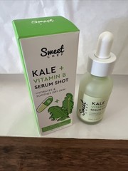 Sweet Chef Kale Vitamin B Serum Shot Hydrates Soothes Dry Skin 1 Oz 30 ML New