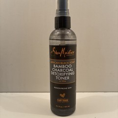 Shea Moisture African Black Soap Bamboo Charcoal Detoxifying Toner W/Aloe 121 mL