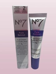 NO7 PURE RETINOL EYE CREAM 0.5 OZ BOXED LOT OF 2