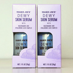 Trader Joe&rsquo;s 2 Pack Dewy Skin Serum with Niacinamide & Hyaluronic Acid 1 fl oz