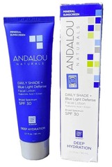 Andalou Naturals Deep Hydration Daily Shade +Blue Light Defense SPF30 Lotion EXP