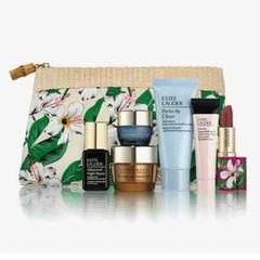 Estee Lauder 7 Pcs Gift Set Revitalizing Supreme Day & Night, Serum, Primer, Lip