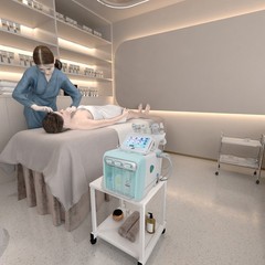 6 in 1 Hydrogen Oxygen Facial Care Machine for Beauty Salon Skin Care Machine