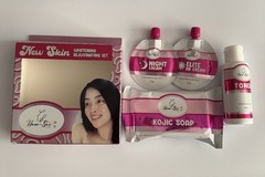 Hami-San by Jolina 4-Step Skin Care Set Kojic Soap Toner Cream BB