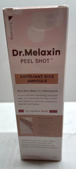 Dr. Melaxin Peel Shot Exfoliant White Rice Ampoule 2.7 fl oz (80 ml)