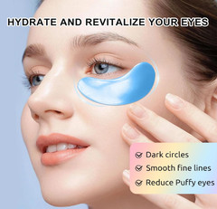Collagen Eye Mask Set x4 NIB Gold, Purple, Blue and Pink