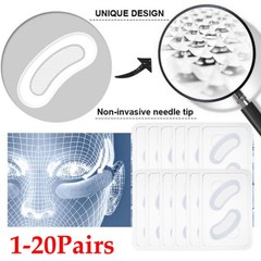 Hyaluronic Acid Microneedle Eye Patches Mask Anti Aging Wrinkles Dark Circles US