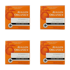 Avalon Organics Vitamin C Renewal Creme Riche 4 Pack 1.7oz Set