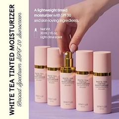 Winky Lux White Tea Tinted Moisturizer SPF 30, 1 Oz. – Medium Deep