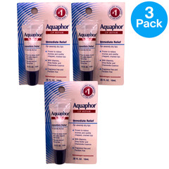 Aquaphor Lip Repair Ointment 0.35 Fl Oz 3 Pack New