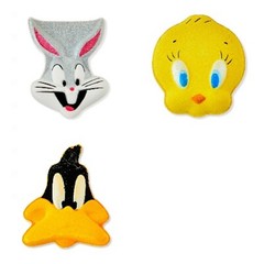 Looney Tunes Hand-Painted Bath Bombs Multicolor Lot of 3