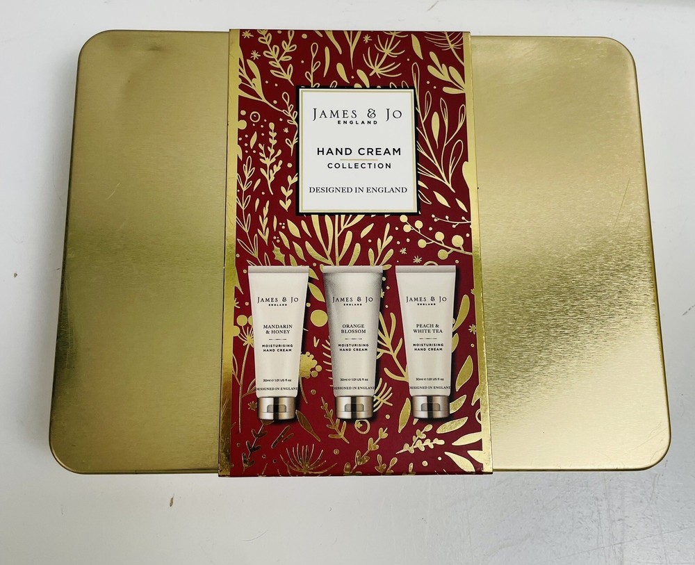 JAMES & JO ENGLAND HAND CREAM COLLECTION IN TIN. See Description For Details