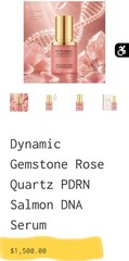 Dynamic Gemstone Rose Quartz PDRN Salmon DNA Serum 30ml 1.01oz ZD03066