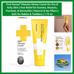 1.75oz Manuka Honey Cream – Nourishing Relief for Eczema, Rosacea & Dermatitis