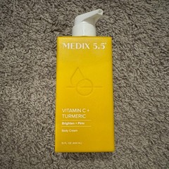 MEDIX 5.5 Vitamin C Cream + Turmeric Brightening Firm Body Lotion Anti Aging