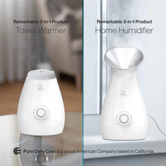 Nano Steamer 3-In-1 Ionic Facial Nano Facial Mister 5-Piece Stainless Steel Skin