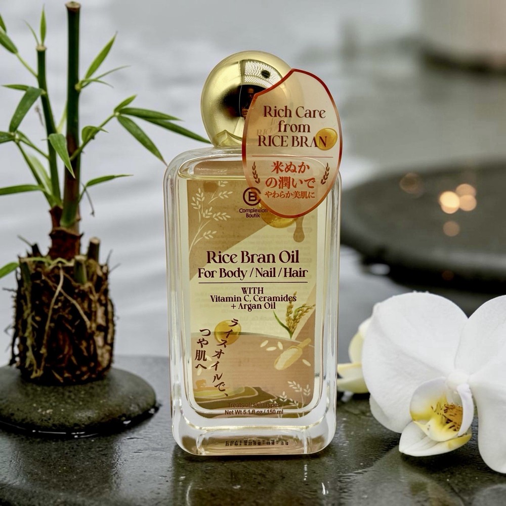 Complexion Boutik Rice Bran Oil For Body – Nail – Hair, 5.1 Fl Oz