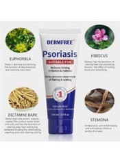 DERMFREE Psoriasis Control Body Cream Eczema Ointment with Salicylic 3.4 Ounces