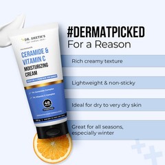 Dr. Sheth&rsquo;s Ceramide & Vitamin C | Moisturizing Face Cream Barrier Repair | 100g