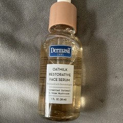 Dermasil Oatmilk Restorative Face Serum Fermented Oatmeal Snow Mushroom 1 fl oz