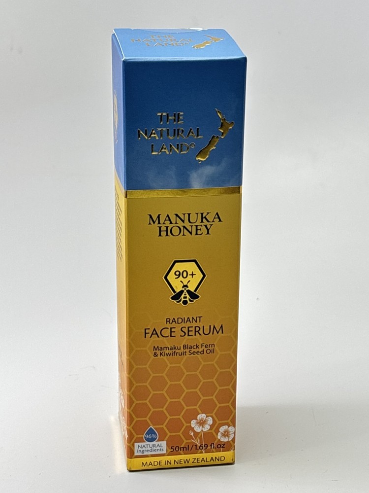 The Natural Land Manuka Honey Radiant Face Serum New Zealand Hydrating Antioxida