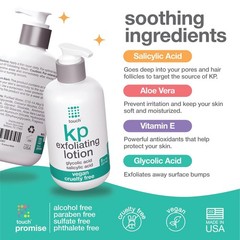 TOUCH Glycolic Acid Lotion for Keratosis Pilaris – KP 8 Fl Oz (Pack of 1)